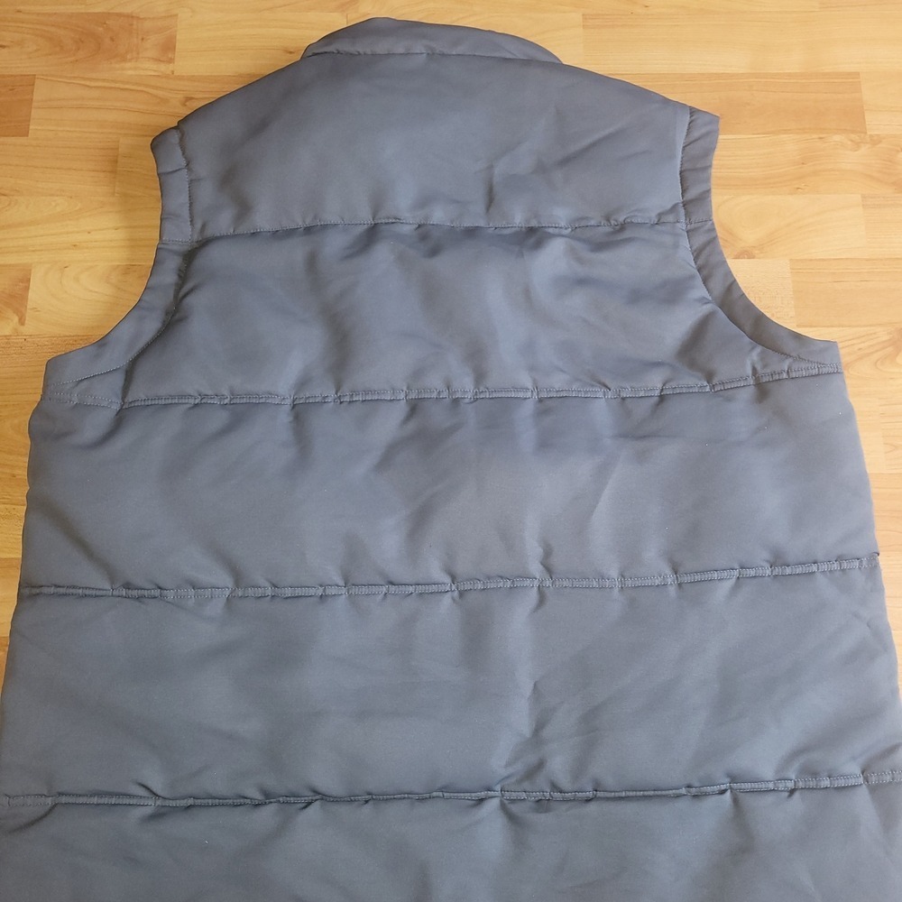 BENCH Gray Puffer Vest Outdoor fishing Utility Camping,  XL - Picture 5 of 7